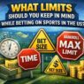 What limits should you keep in mind while betting on sports in the US