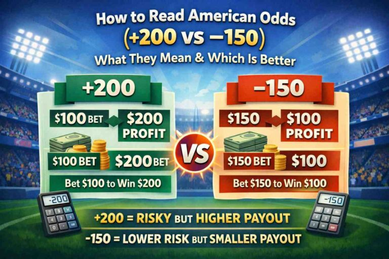 How to read American odds? What do +200 and -150 mean in sports betting, and what’s best for you?