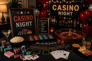 How to plan a perfect casino night party at home