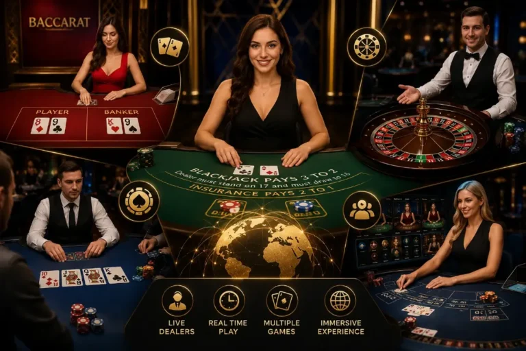 From blackjack to baccarat: Most popular live casino games worldwide