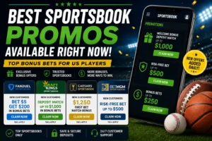 Best sportsbook promos available right now: Top bonus bets for US players