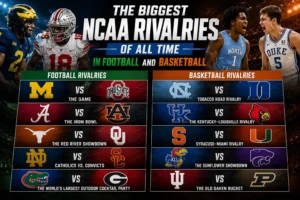 The biggest NCAA rivalries of all time in football and basketball