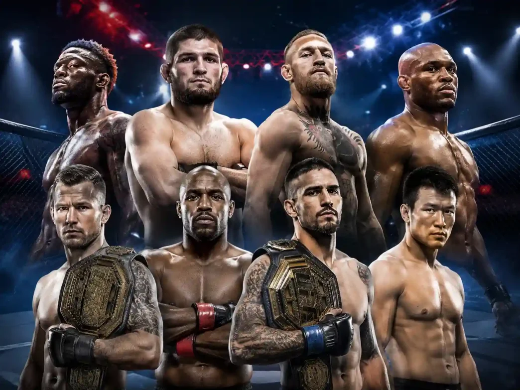 Top MMA Fighters in 2026 Rankings, records, and championship contenders